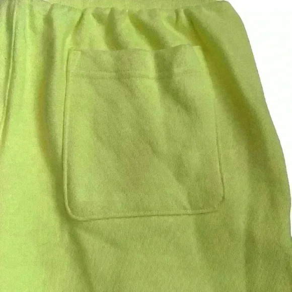 Champion Reverse Weave Cut-Off Sweat Shorts YELLOW 10" Puff C MENS Medium NWT - Picture 8 of 10